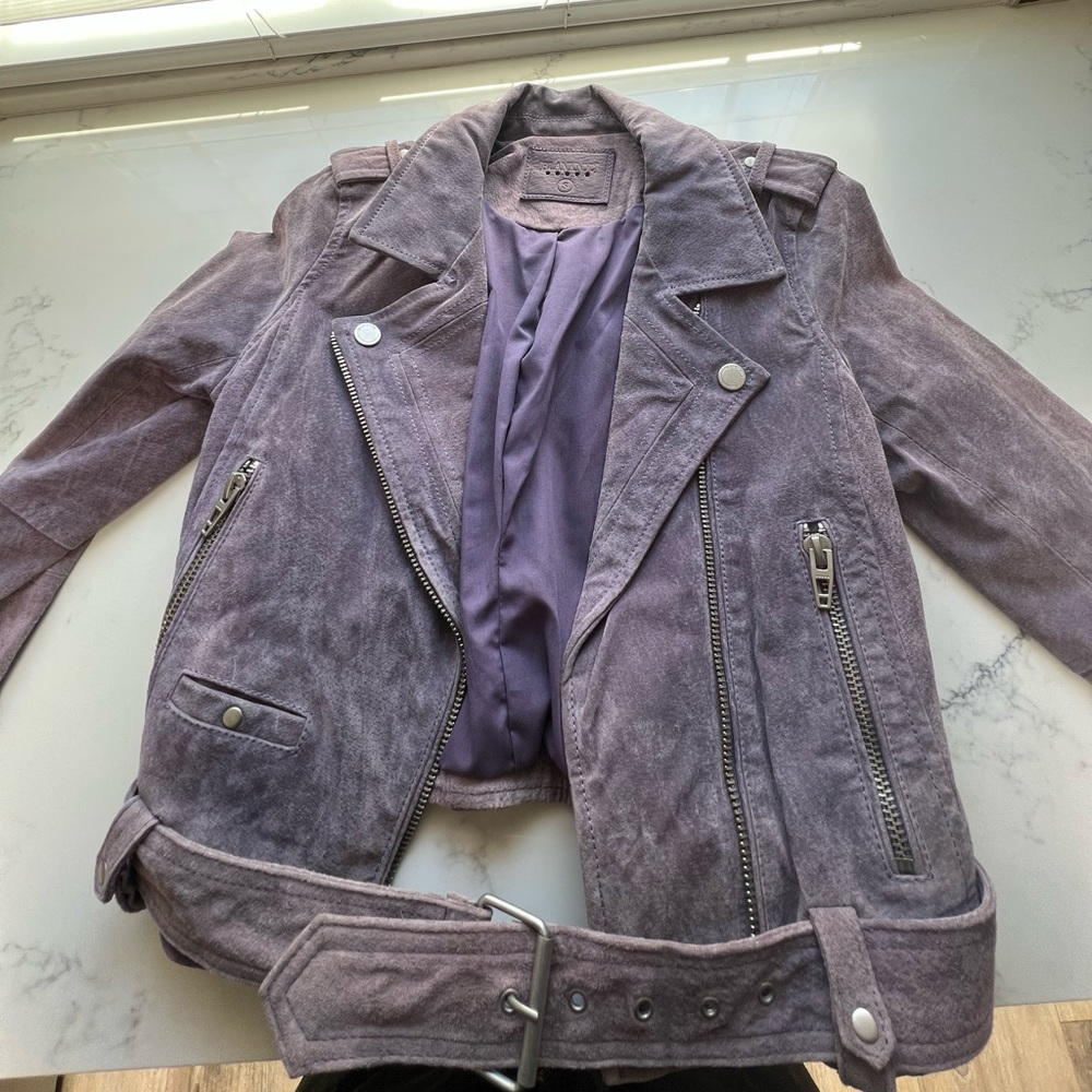 Blank NYC Suede Purple Jacket
